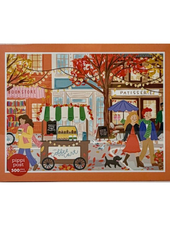 Other - NEW Pippi Post Sweater Weather Cozy Fall Town 500 Piece Jigsaw Puzzle